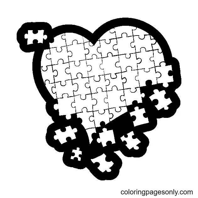 Desenhos de Paginas de Conscientizacao Sobre O Autismo Para Colorir 89
