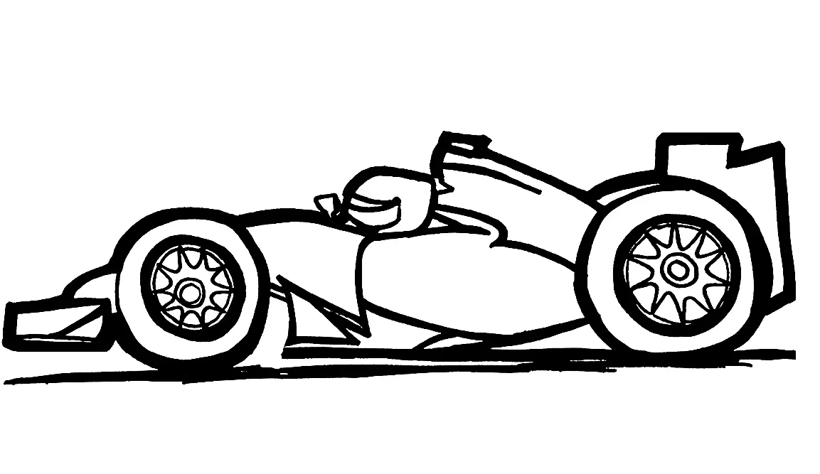 Autosport Coloring Pages 2