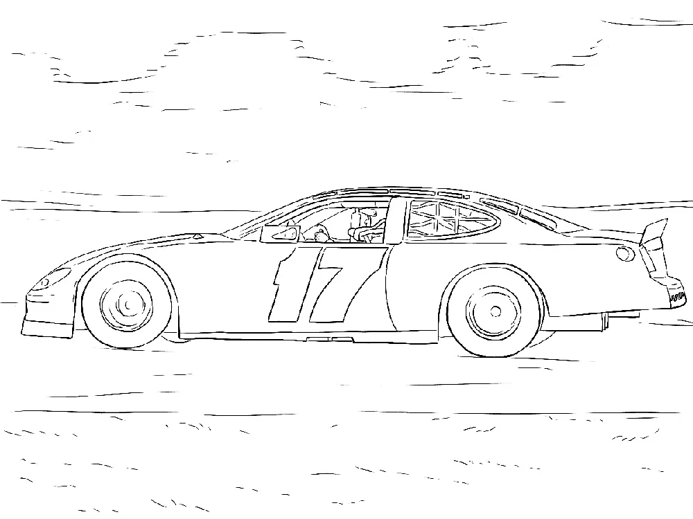 Autosport Coloring Pages 26