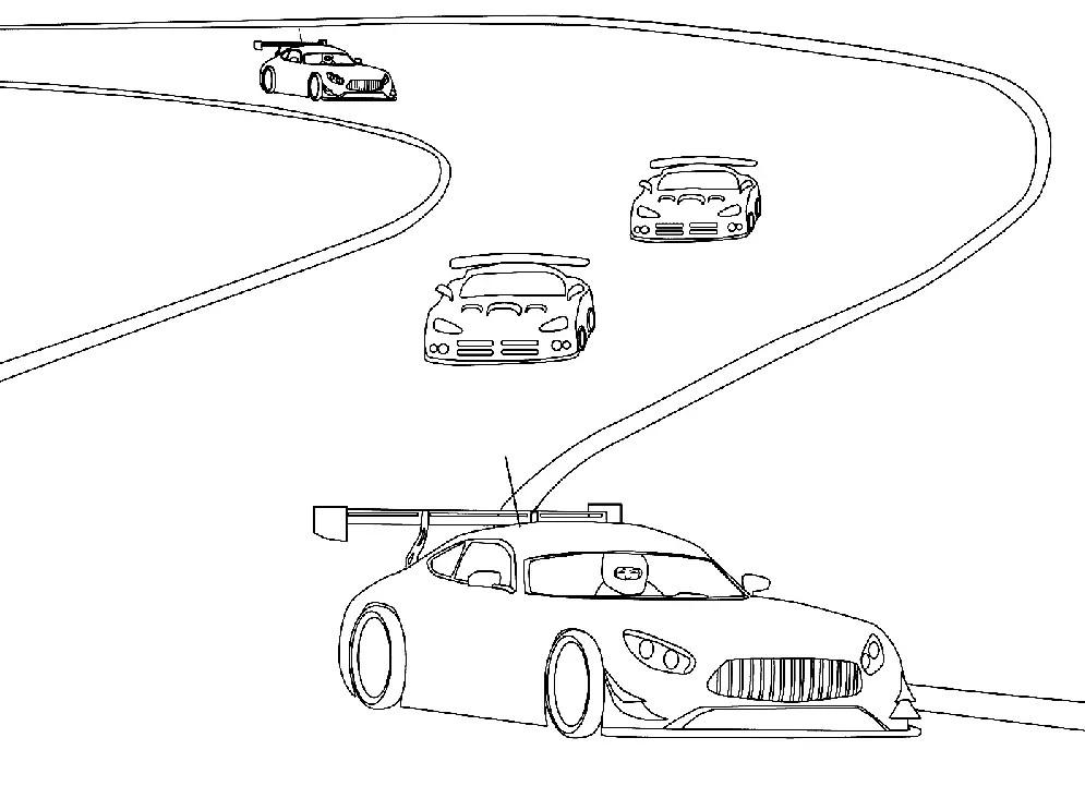 Autosport Coloring Pages 9