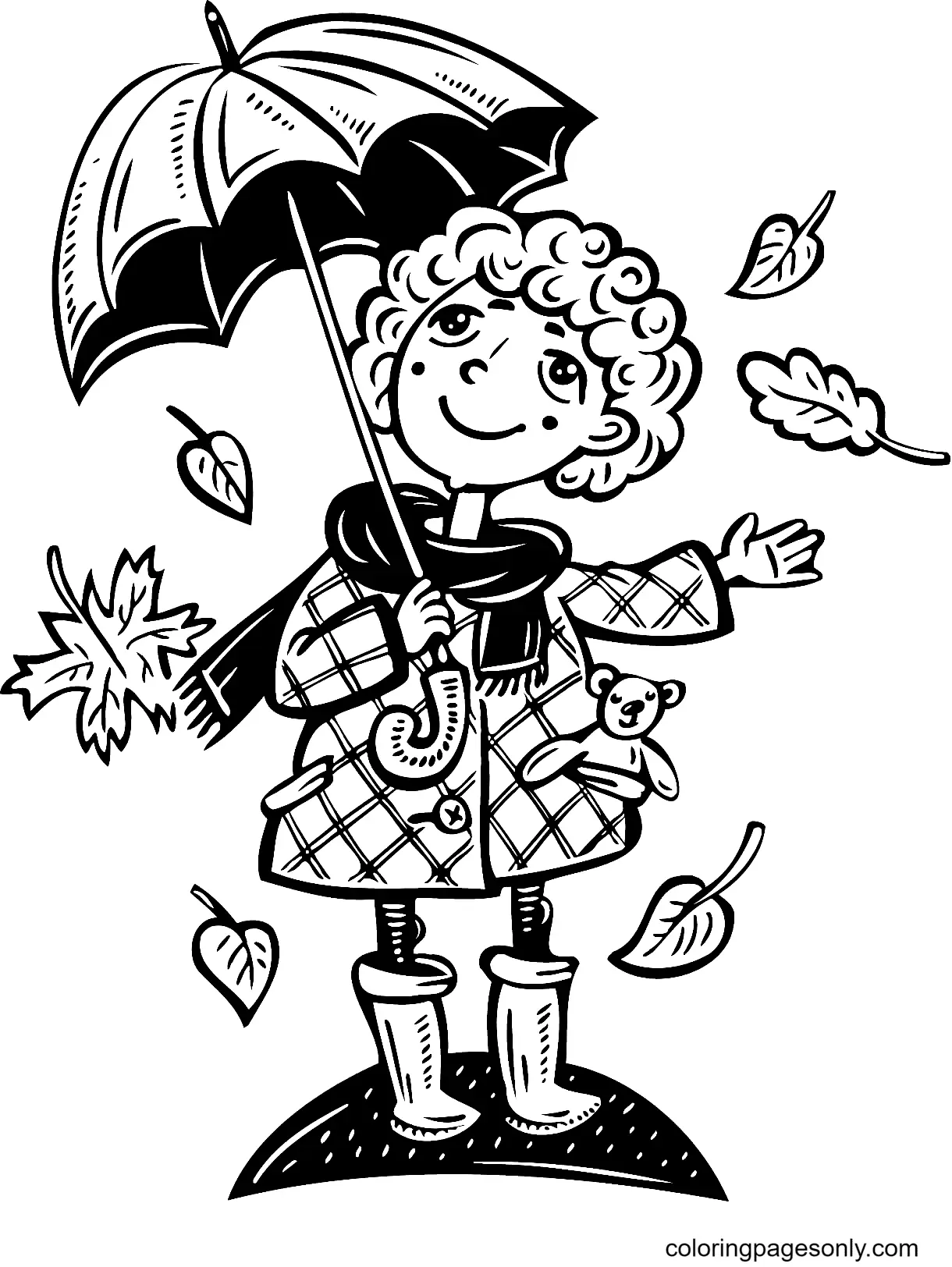 Autumn Leaves Coloring Pages 56