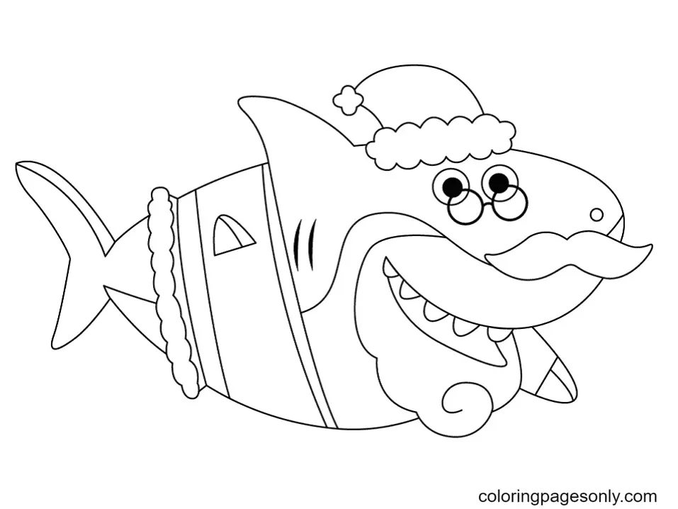 Baby Shark Coloring Pages 62