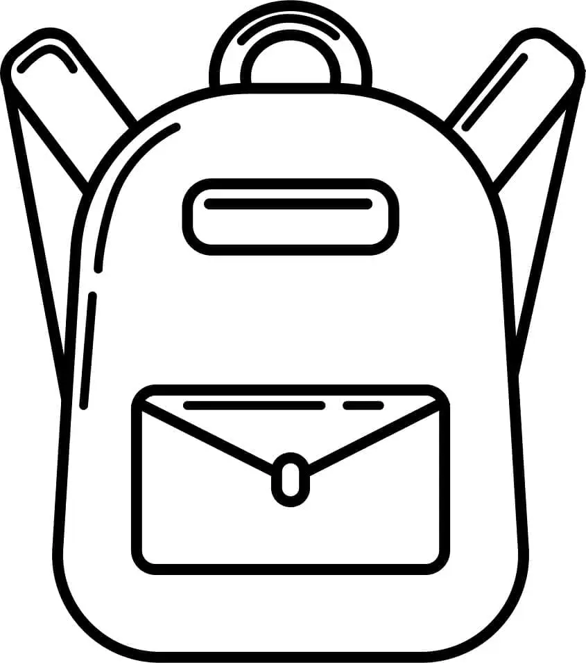 Desenhos de Mochila Para Colorir 51