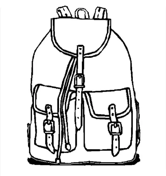 Backpack Coloring Pages 52