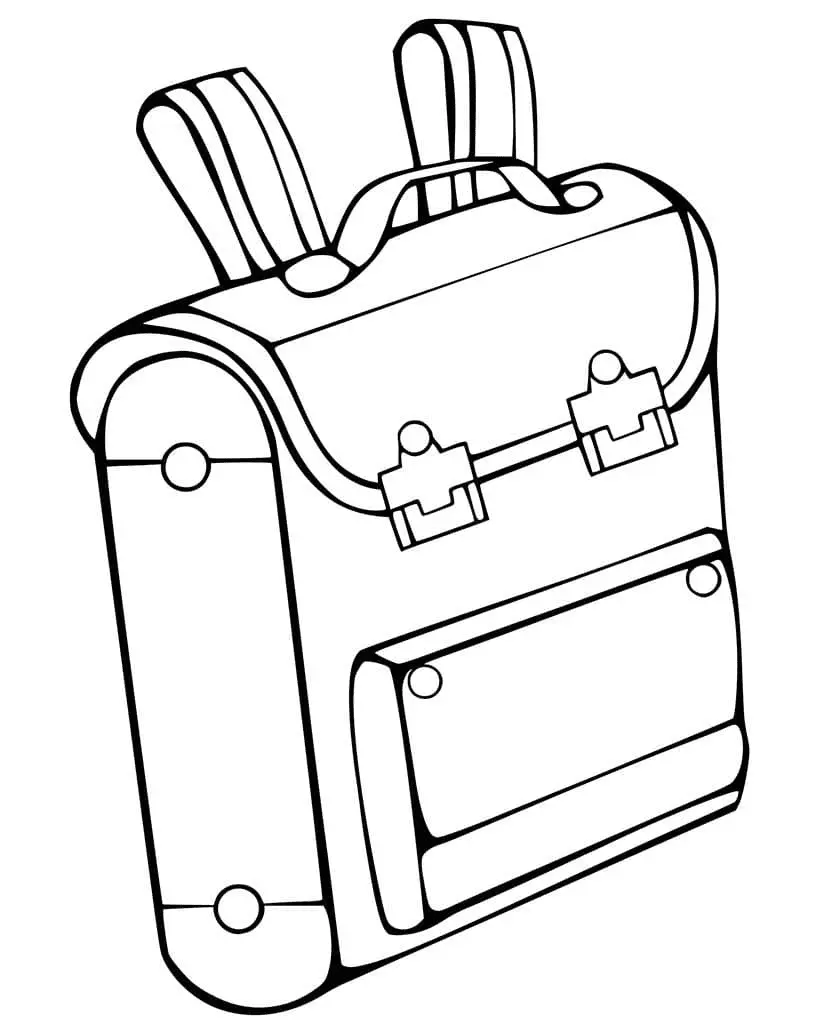 Desenhos de Mochila Para Colorir 54