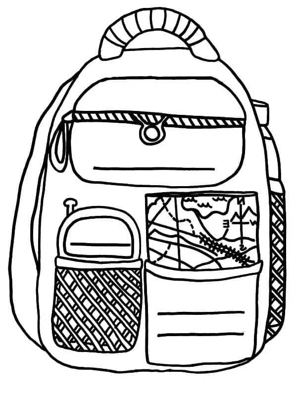 Desenhos de Mochila Para Colorir 55