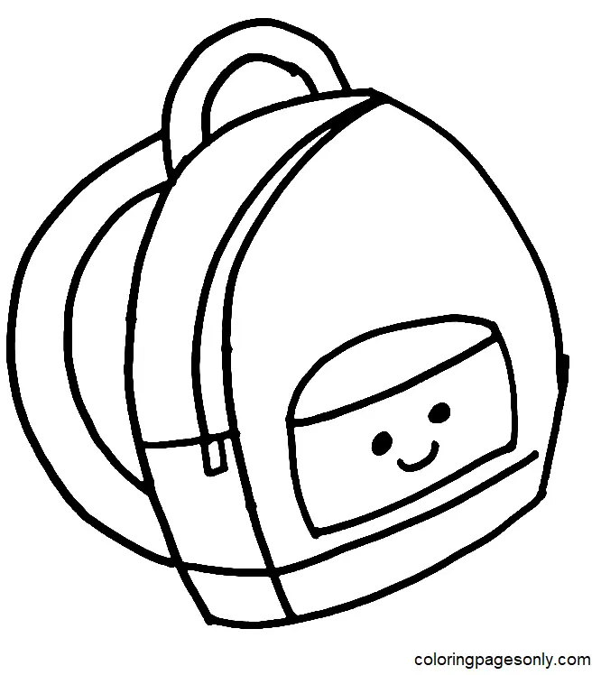 Backpack Coloring Pages 56