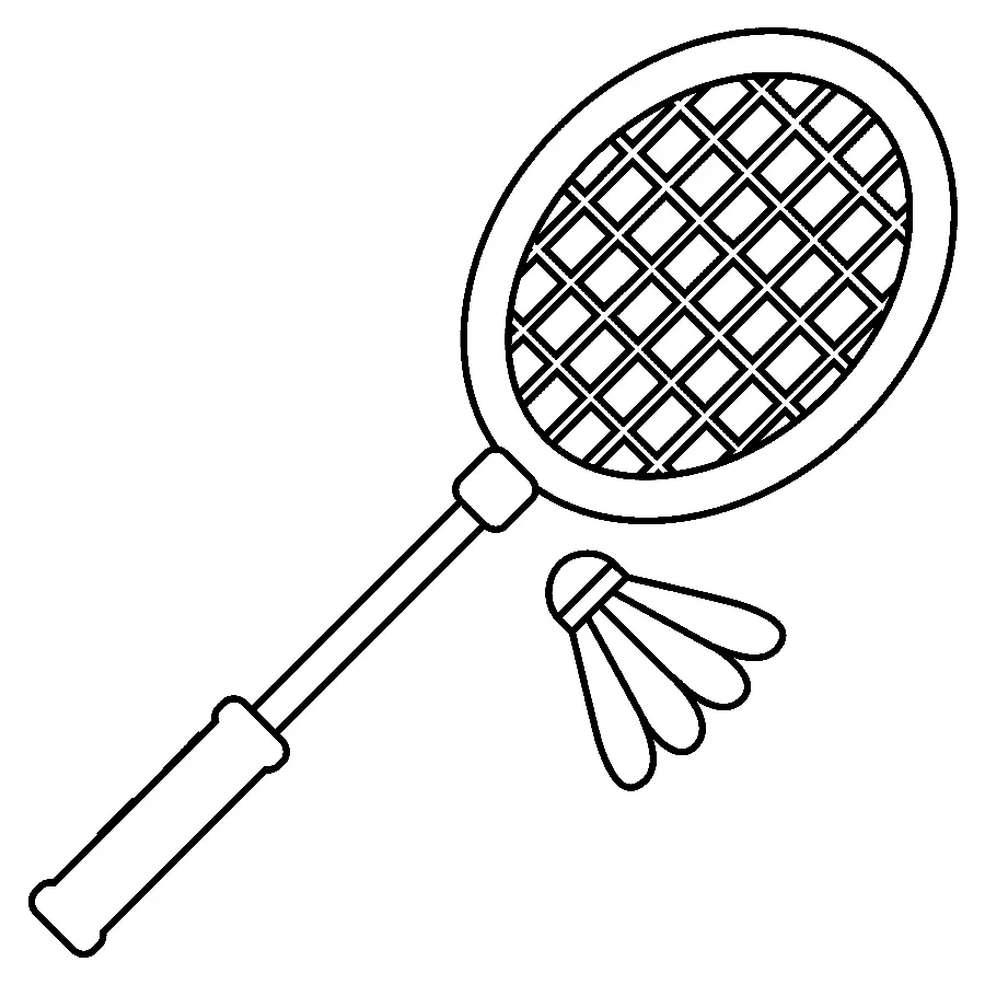 Badminton Coloring Pages 24