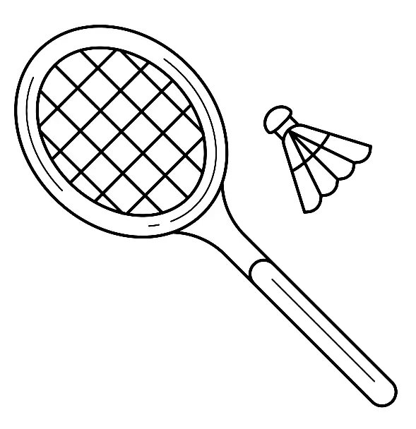 Badminton Coloring Pages 29