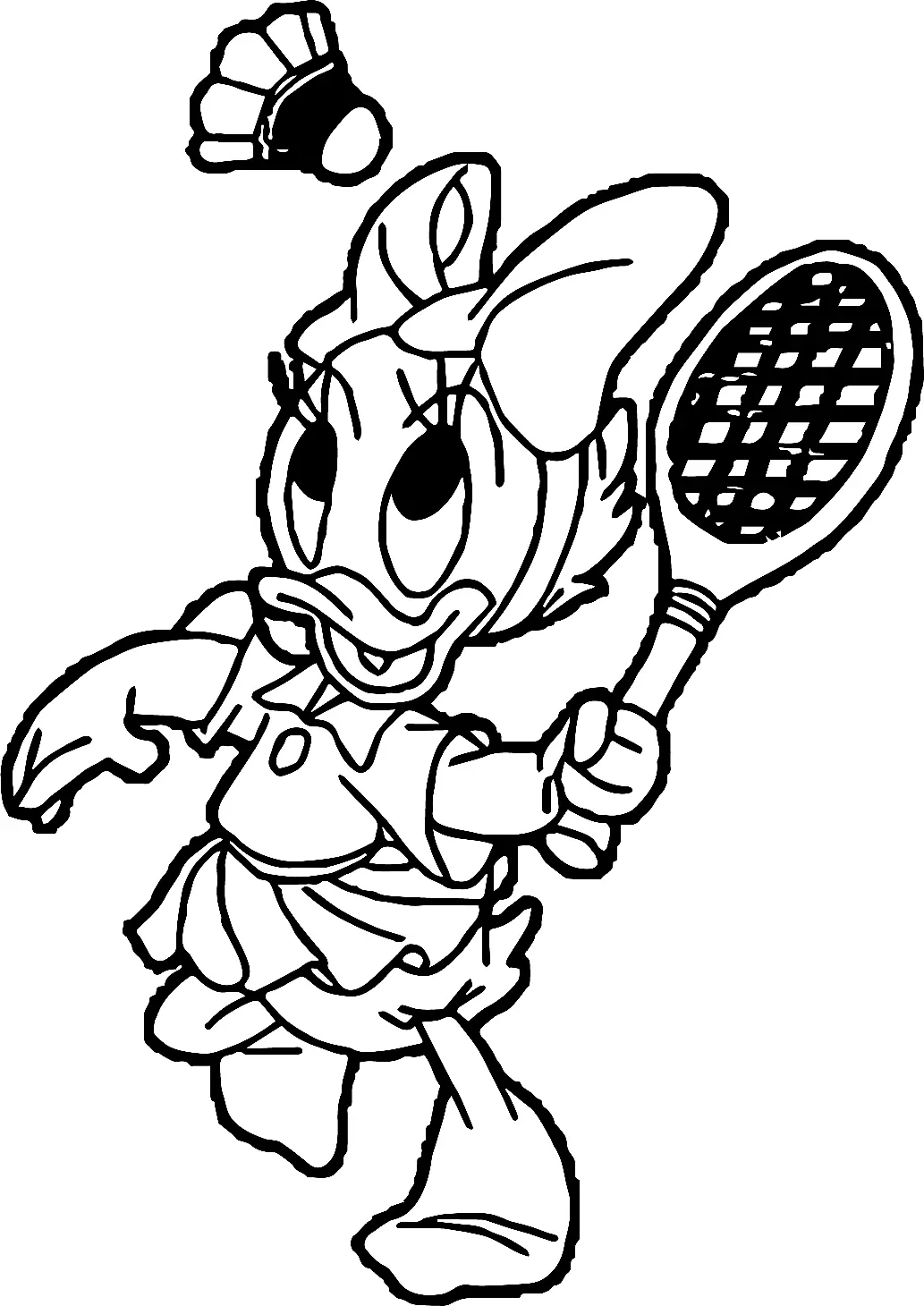 Badminton Coloring Pages 3