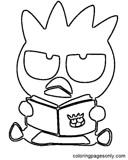 Badtz Maru Para Colorear 3