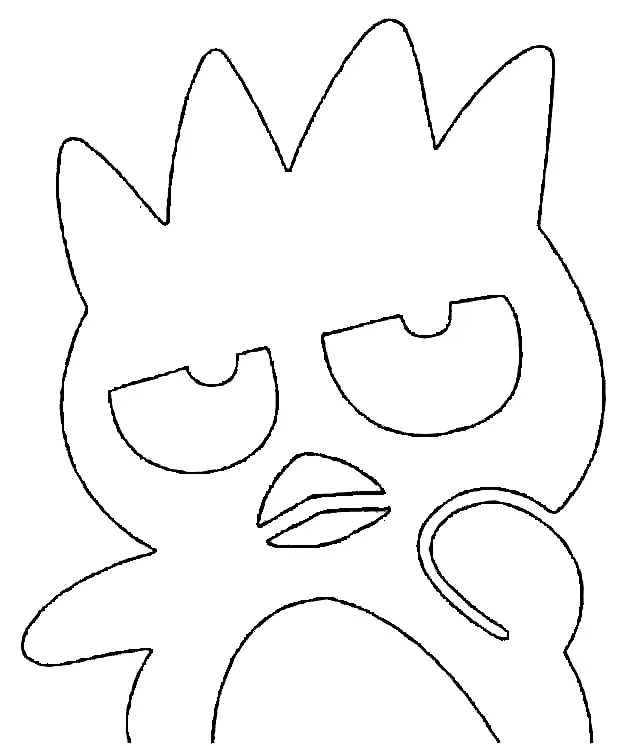 Badtz Maru Para Colorear 7