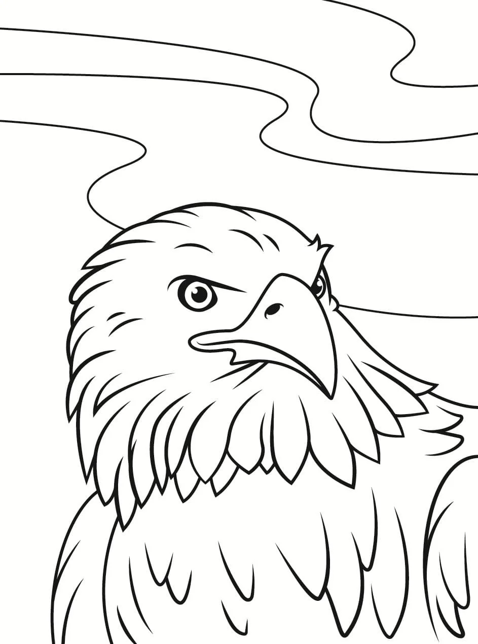 Bald Eagle Coloring Pages 83