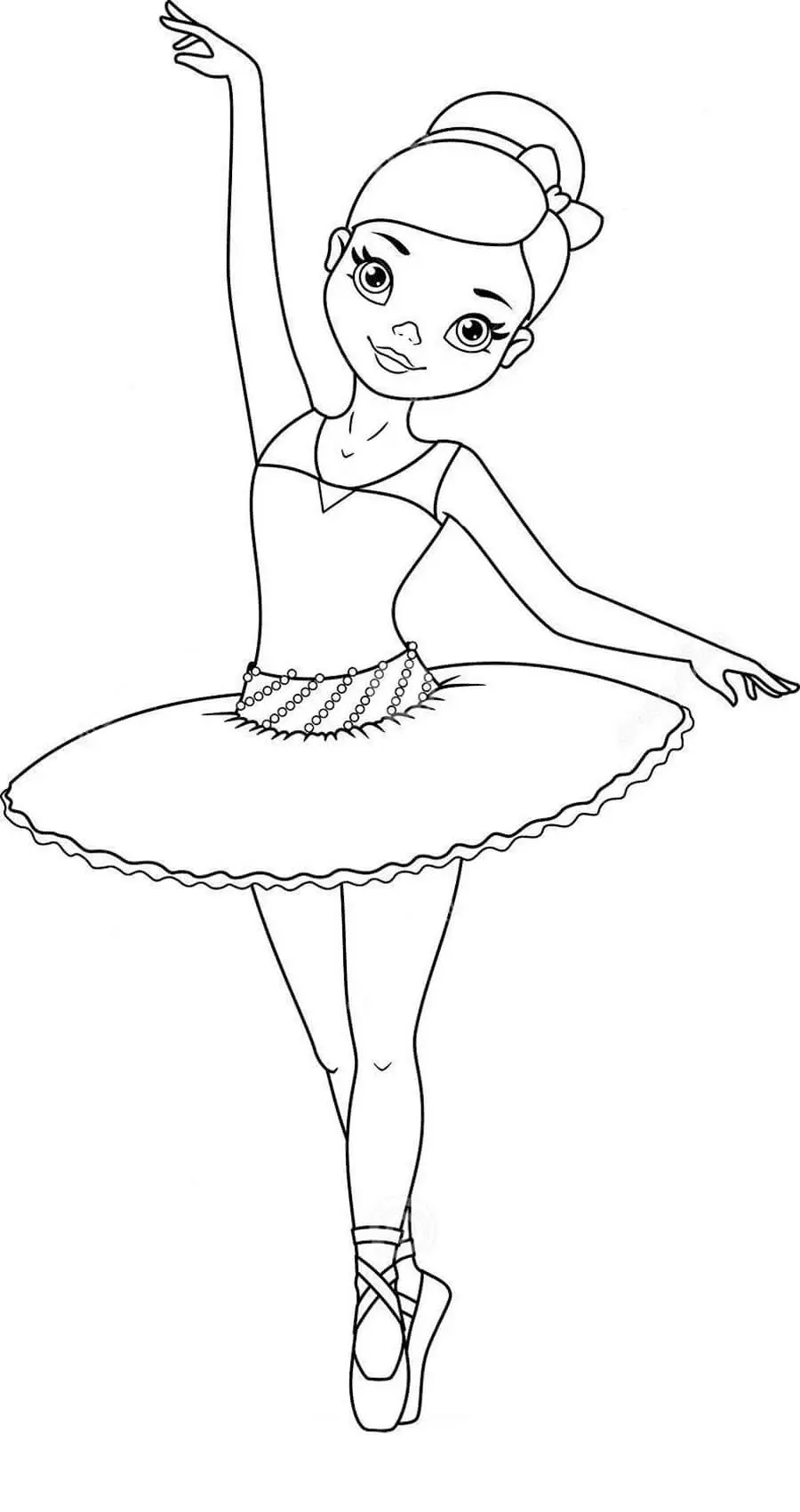 Desenhos de Bailarina Para Colorir 12