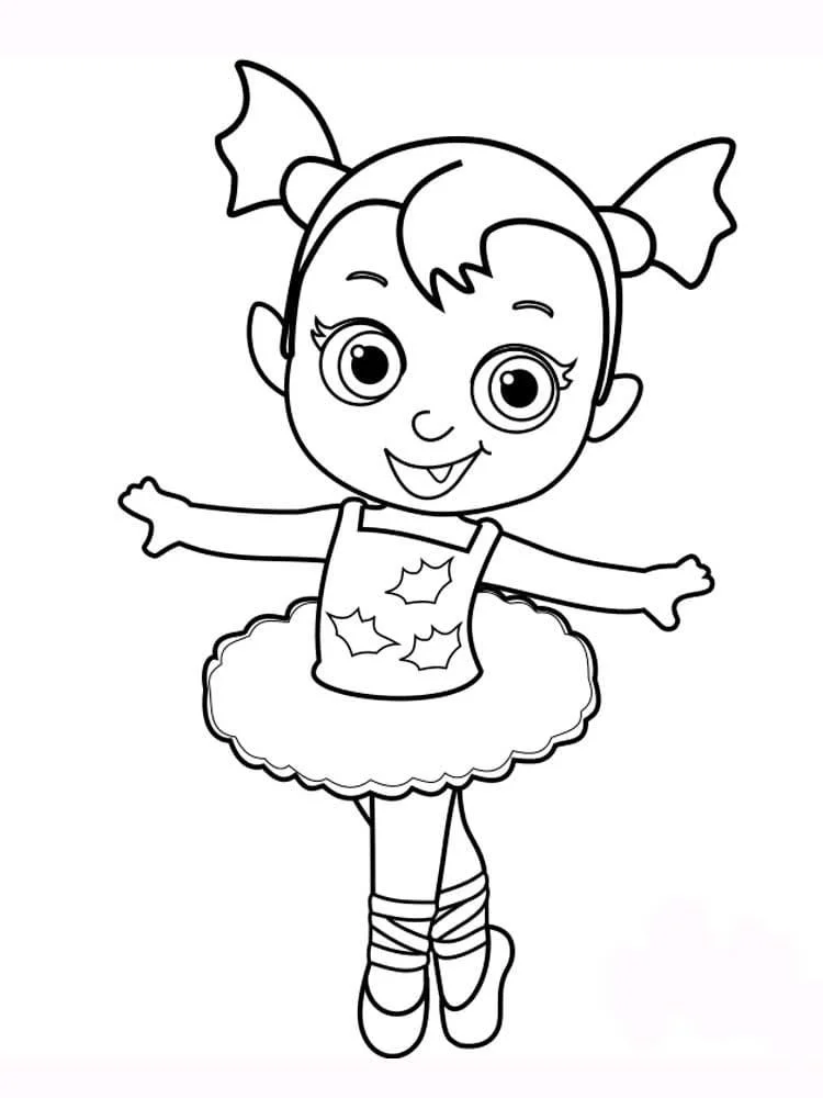 Desenhos de Bailarina Para Colorir 2