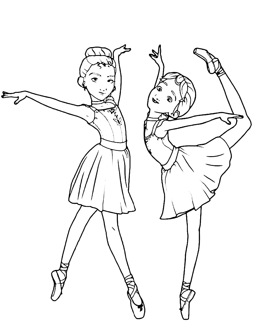 Desenhos de Bailarina Para Colorir 28