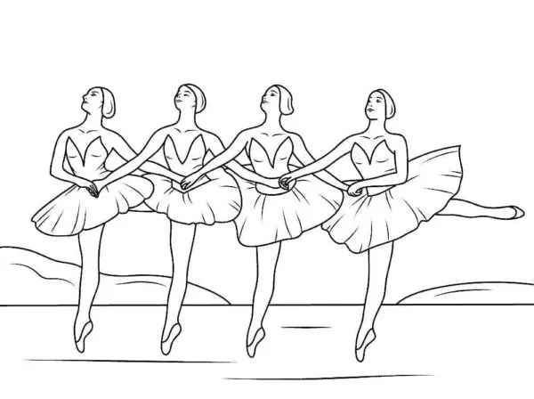 Desenhos de Bailarina Para Colorir 29