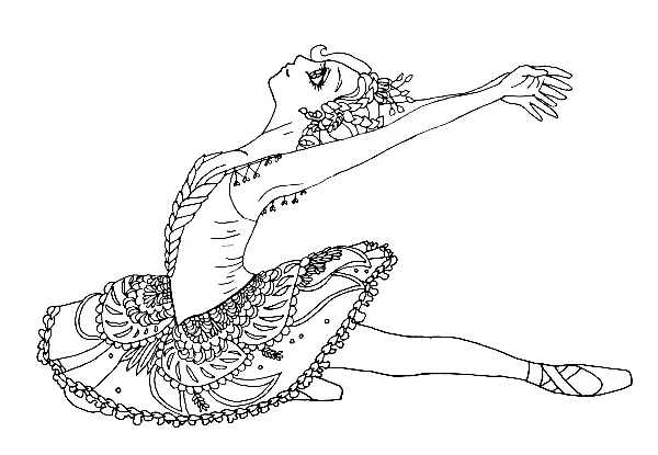 Desenhos de Bailarina Para Colorir 30