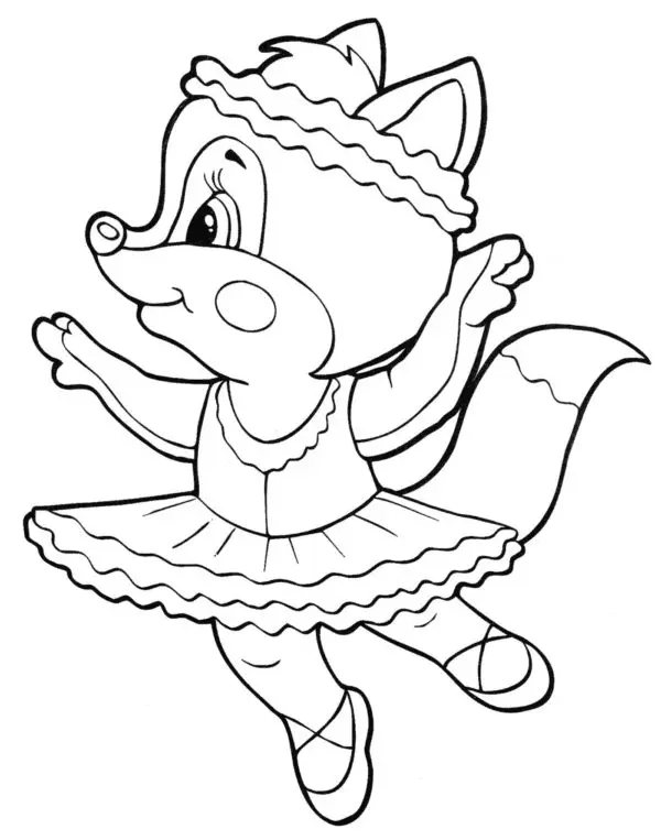 Desenhos de Bailarina Para Colorir 37