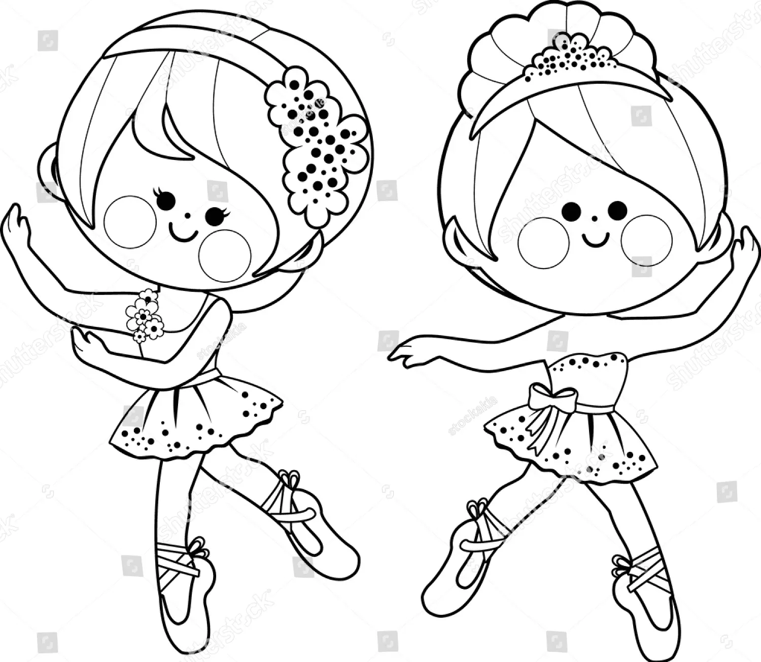 Desenhos de Bailarina Para Colorir 40