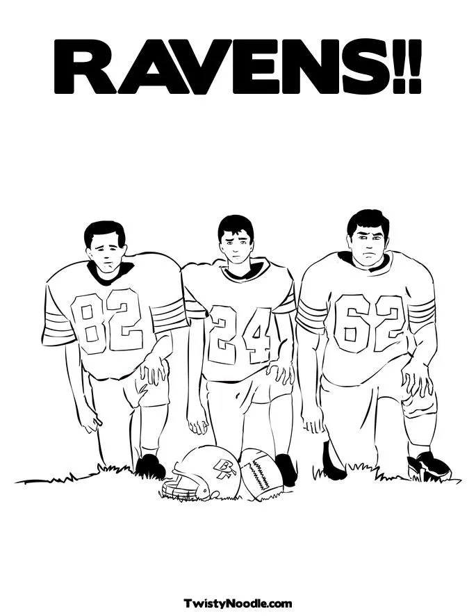 Baltimore Ravens Coloring Pages 12