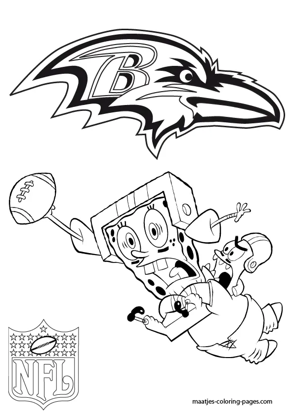 Baltimore Ravens Coloring Pages 3