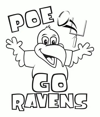 Baltimore Ravens Coloring Pages 4