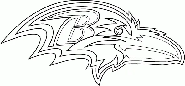 Baltimore Ravens Coloring Pages 5