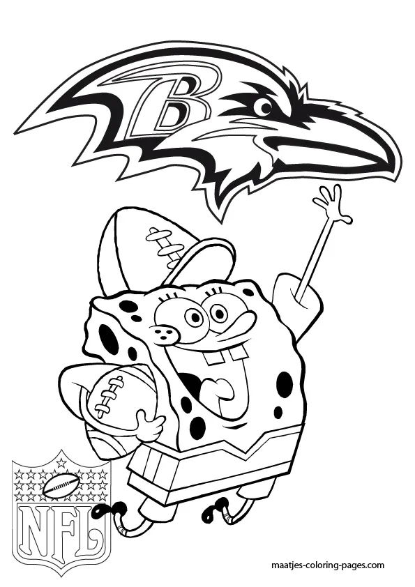 Baltimore Ravens Coloring Pages 6