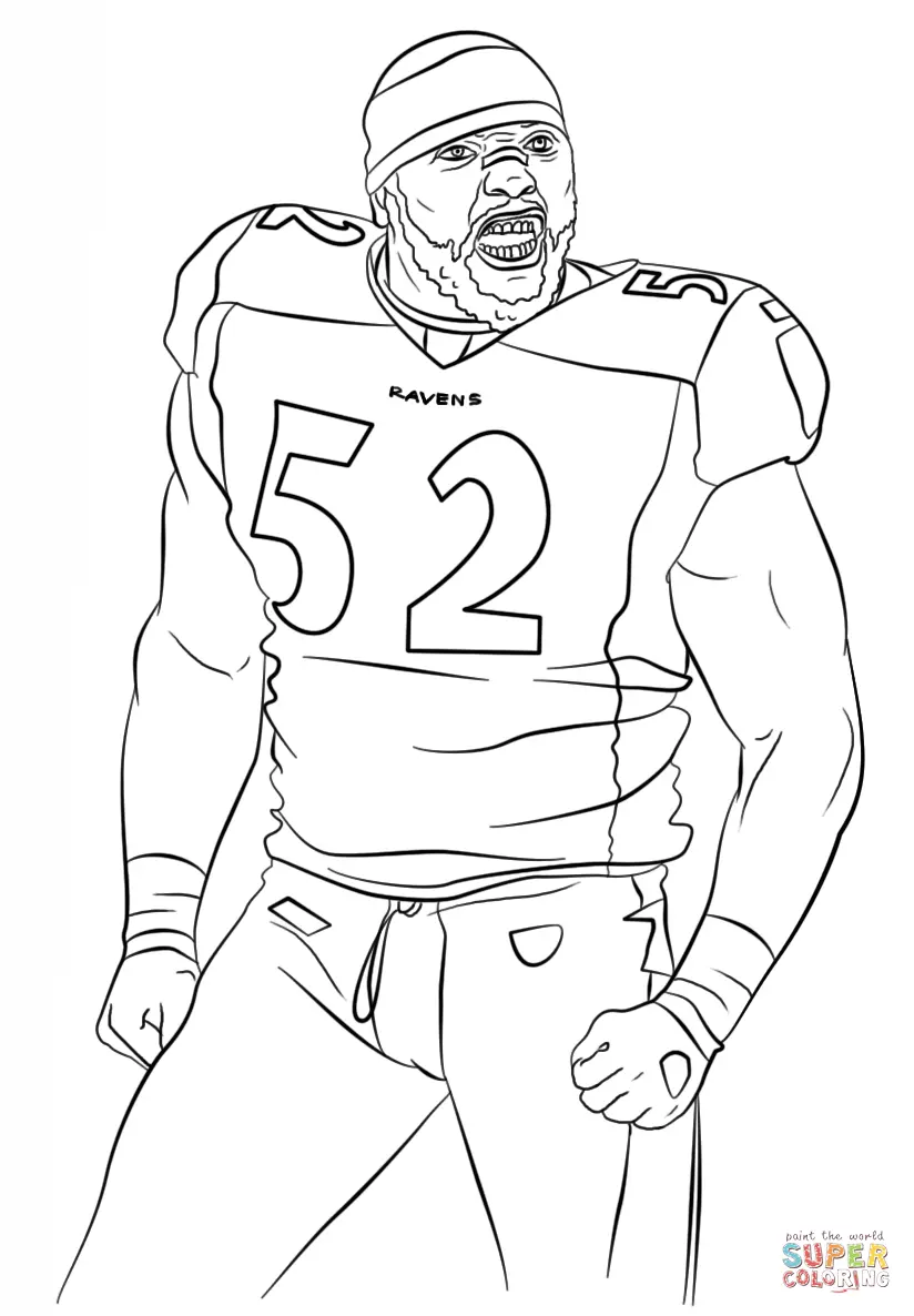 Baltimore Ravens Coloring Pages 7