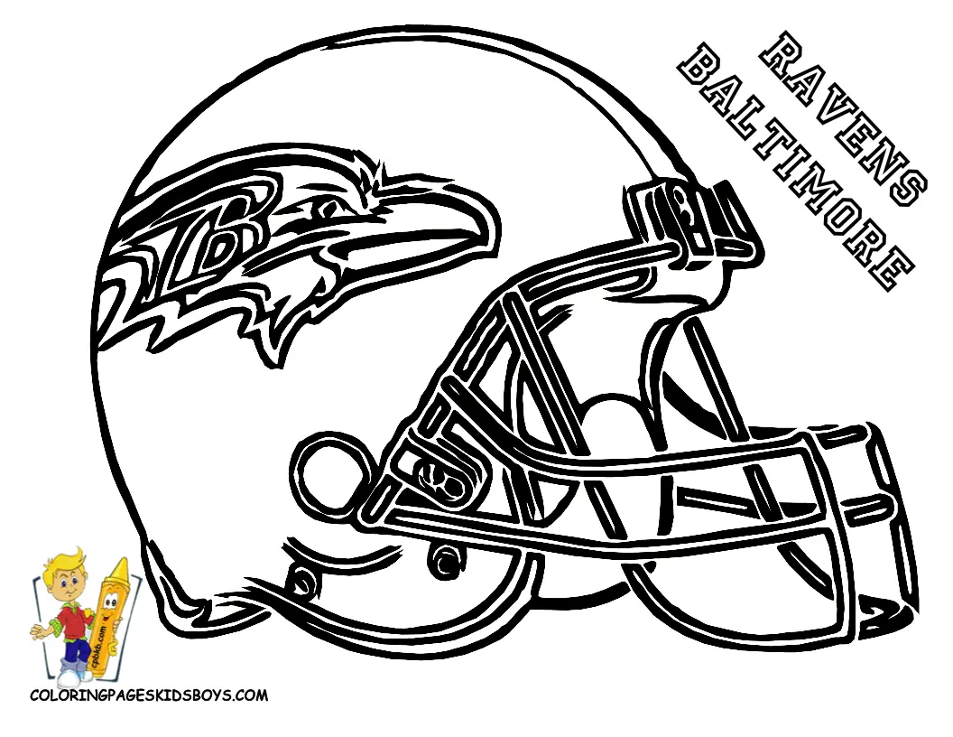 Baltimore Ravens Coloring Pages 8