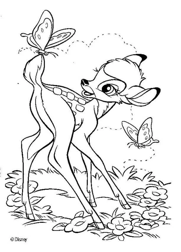 Bambi Coloring Pages 51