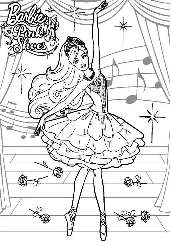 Barbie Coloring Pages to Print Free Printable Coloring Pages