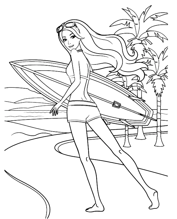 Barbie Coloring Pages 53