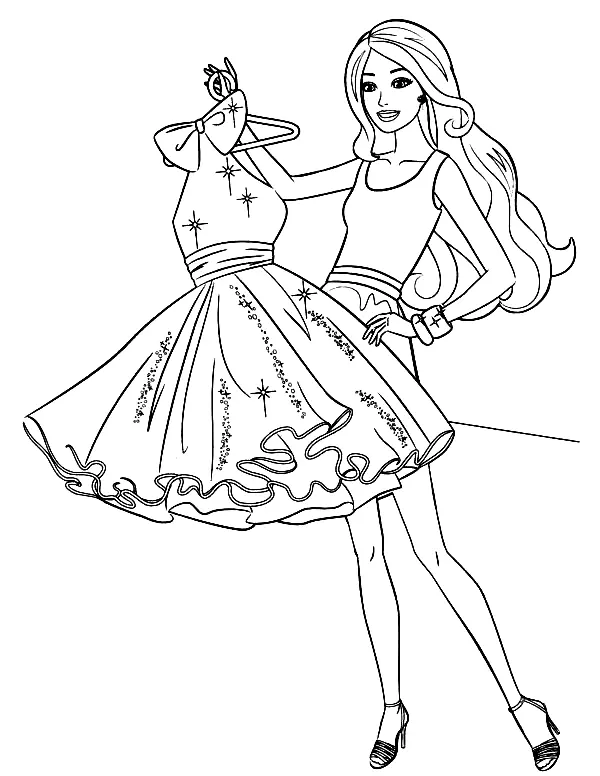 Barbie Coloring Pages 55