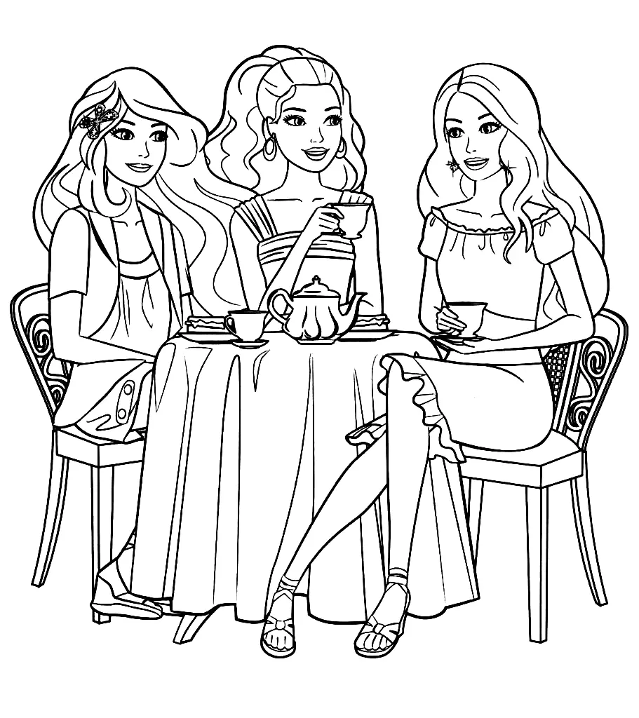 Barbie Coloring Pages 58