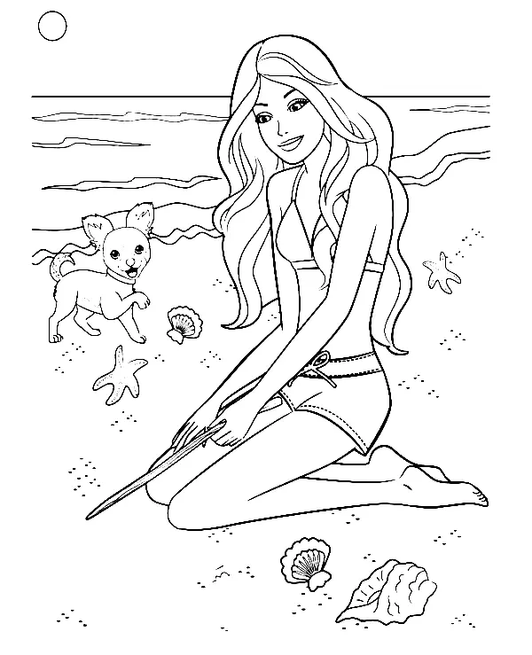 Barbie Coloring Pages 60