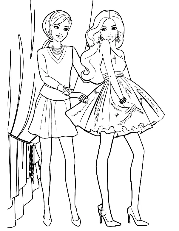 Barbie Coloring Pages 61