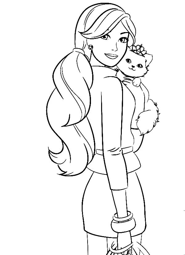 Barbie Coloring Pages 62