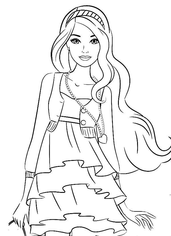 Barbie Coloring Pages 63