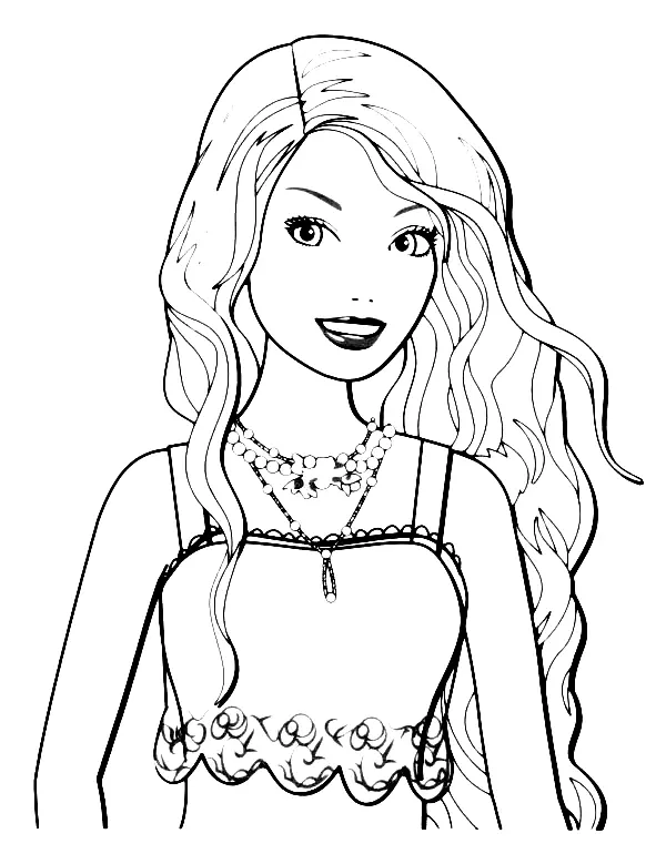 Barbie Coloring Pages 68