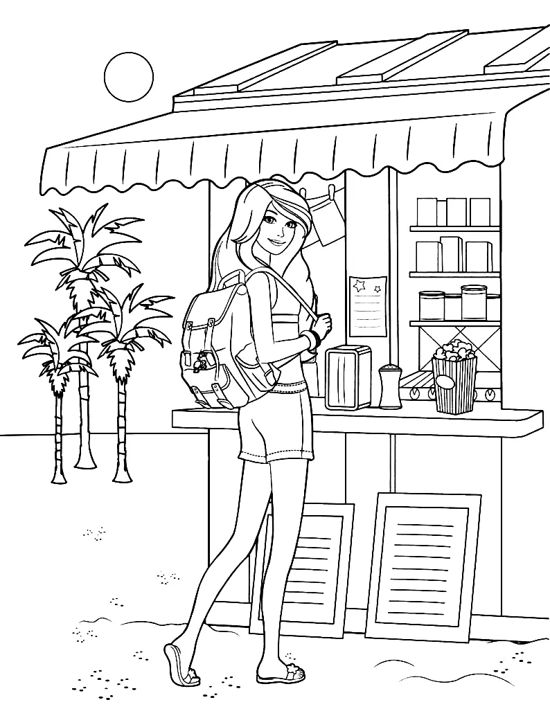 Barbie Coloring Pages 69