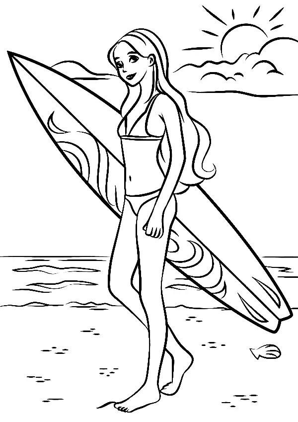 Barbie Coloring Pages 70