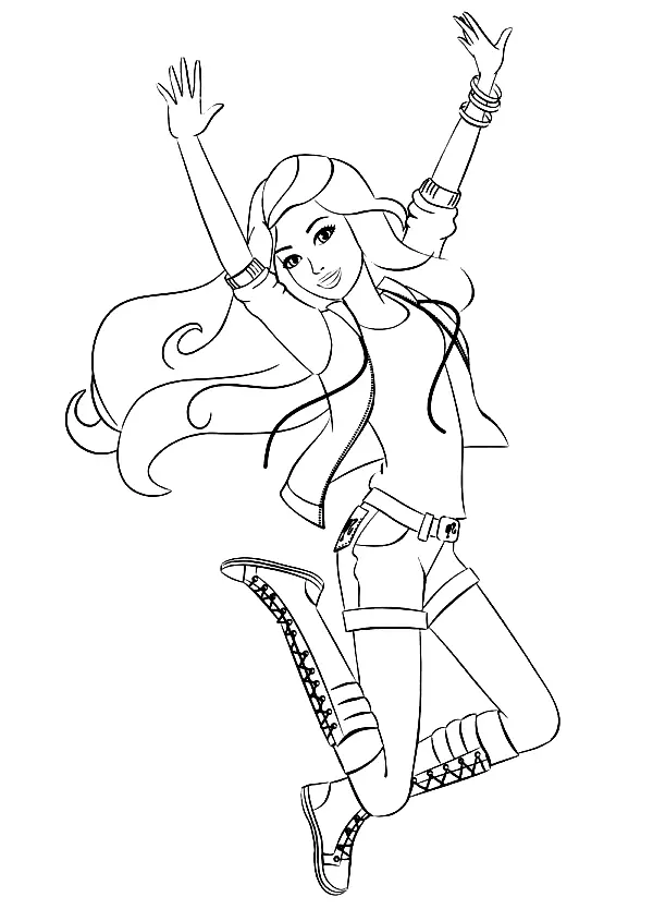 Barbie Coloring Pages 73