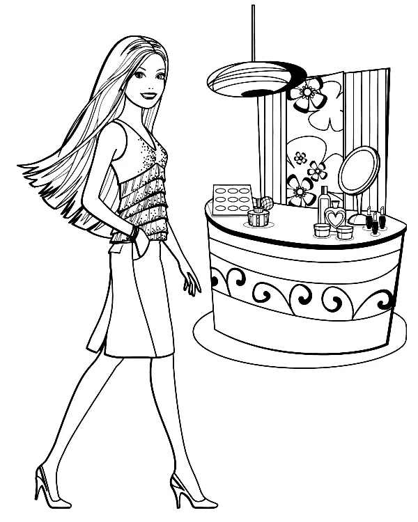 Barbie Coloring Pages 82