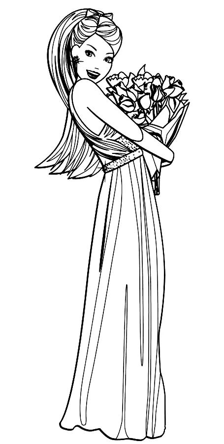 Barbie Coloring Pages 83