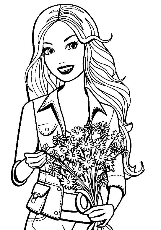 Barbie Coloring Pages 85