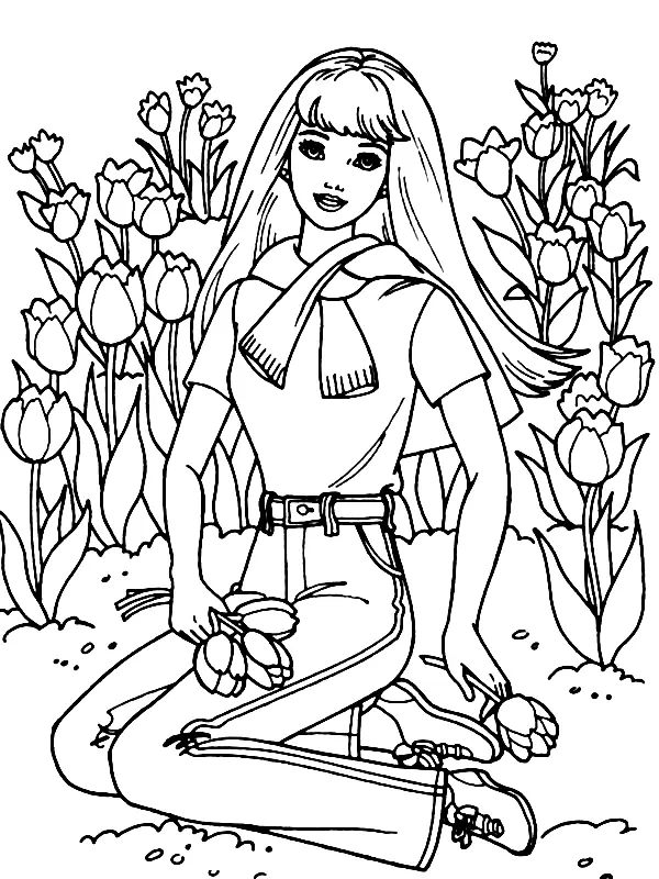 Barbie Coloring Pages 86