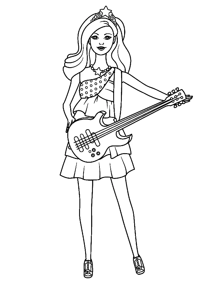 Barbie Coloring Pages 87