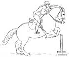 Barbie Horse Coloring Pages 42